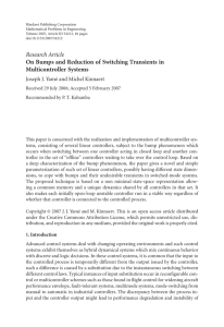 Hindawi Publishing Corporation Mathematical Problems in Engineering Volume 2007, Article ID 54212, pages