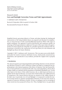 Hindawi Publishing Corporation Mathematical Problems in Engineering Volume 2007, Article ID 94035, pages