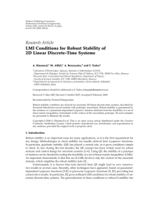 Hindawi Publishing Corporation Mathematical Problems in Engineering Volume 2008, Article ID 356124, pages