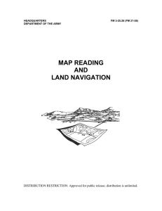 MAP READING AND LAND NAVIGATION