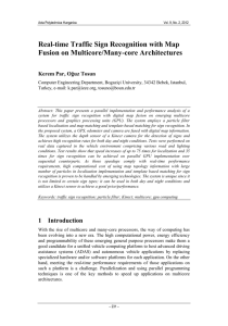 Real-time Traffic Sign Recognition with Map Fusion on Multicore/Many-core Architectures