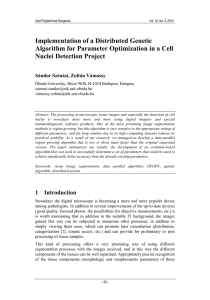 Implementation of a Distributed Genetic Nuclei Detection Project