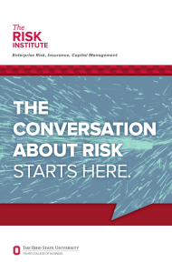 THE CONVERSATION ABOUT RISK STARTS HERE.