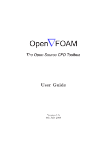 ∇ Open FOAM User Guide