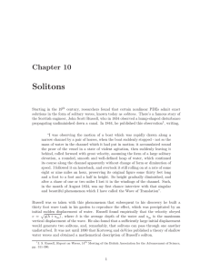 Solitons Chapter 10