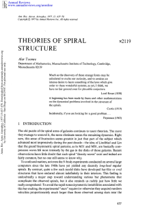 THEORIES  OF  SPIRAL STRUCTURE z2119