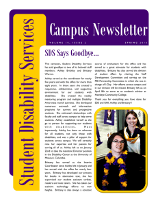 y Services Campus Newsletter SDS Says Goodbye...