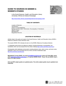 GUIDE TO SOURCES IN GENDER &amp; WOMEN’S STUDIES