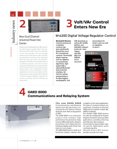 3 2 Volt/VAr Control Enters New Era