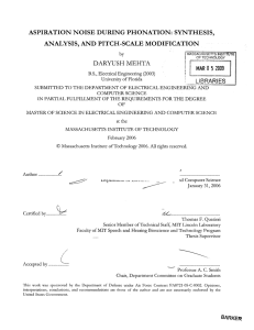 5  2009 UJBRARIES ANALYSIS,  AND  PITCH-SCALE  MODIFICATION