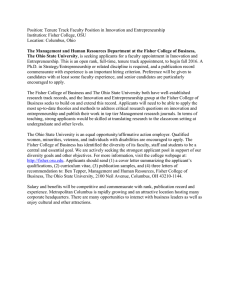 Position: Tenure Track Faculty Position in Innovation and Entrepreneurship