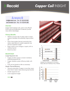 Recold Copper Coil Lenntech Overview