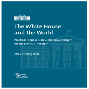 The White House and the World Practical Proposals on Global Development