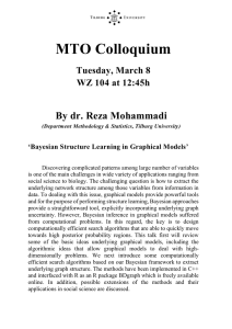 MTO Colloquium By dr. Reza Mohammadi Tuesday, March 8 WZ 104 at 12:45h