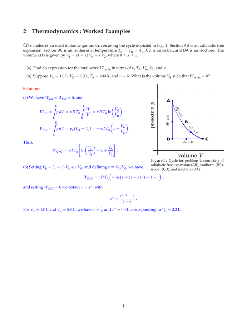 2 Thermodynamics Worked Examples 1