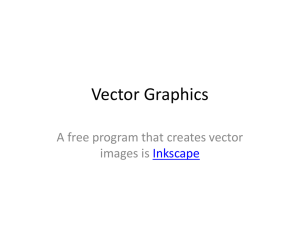 Vector Graphics A free program that creates vector images is Inkscape