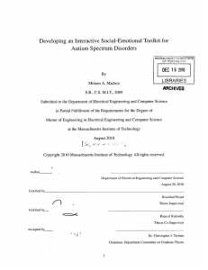 Developing  an Interactive  Social-Emotional  Toolkit for CHIVES