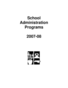 School Administration Programs