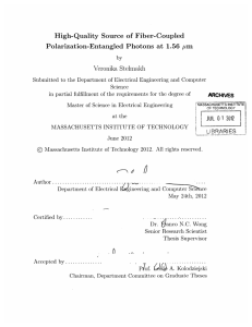 High-Quality  Source  of  Fiber-Coupled Veronika  Stelmakh