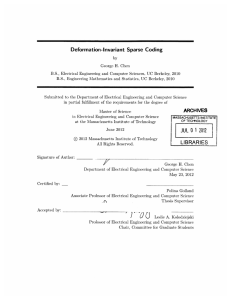 Deformation-Invariant  Sparse  Coding