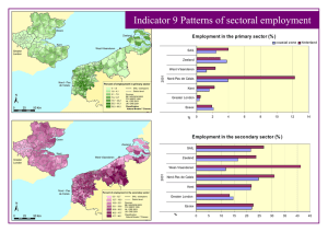 ± Indicator 9 Patterns of sectoral employment
