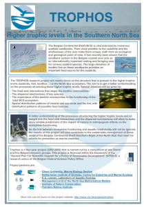 TROPHOS Higher trophic levels in the Southern North Sea