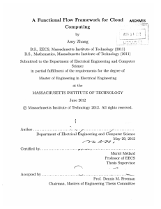 A  Functional  Flow  Framework  for ... Computing Amy  Zhang