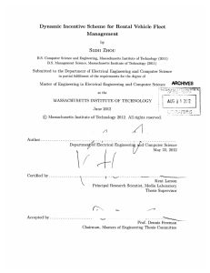 Dynamic  Incentive  Scheme  for  Rental ... Management by ZHOU
