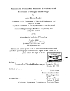 Solutions  Through  Technology Abby Problems  and