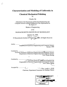 Characterization and Modeling  of Uniformity  in