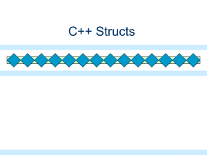 C++ Structs 1