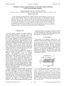 Calculation of giant magnetoresistance in laterally confined multilayers