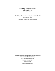 Faculty Subject Files RG.04.03.08