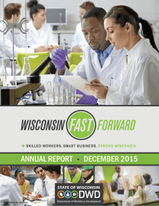 DECEMBER 2015 ANNUAL REPORT STATE OF WISCONSIN SEC-17542-P (R. 12/2015)