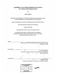 Capabilities Aware  Planner/Optimizer/Executioner for COntext INterchange  Project -ATI