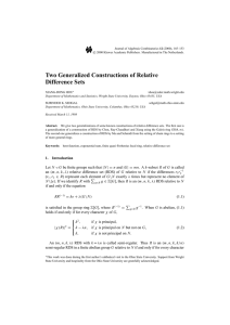 Two Generalized Constructions of Relative Difference Sets