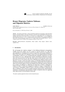 Brauer Diagrams, Updown Tableaux and Nilpotent Matrices