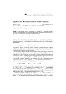 Lyubeznik’s Resolution and Rooted Complexes