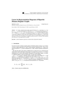 Leaves in Representation Diagrams of Bipartite Distance-Regular Graphs