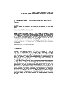 Journal of Algebraic Combinatorics 1 (1992), 97-102
