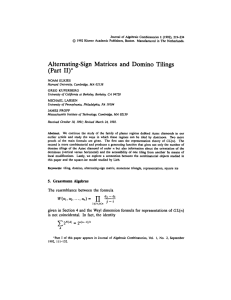 Journal of Algebraic Combinatorics 1 (1992), 219-234