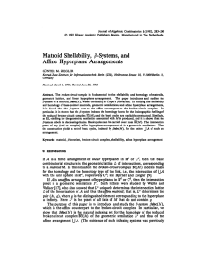 Journal of Algebraic Combinatorics 1 (1992), 283-300