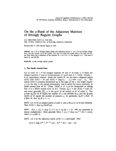 Journal of Algebraic Combinatorics 1 (1992), 329-346