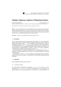 Modular Adjacency Algebras of Hamming Schemes