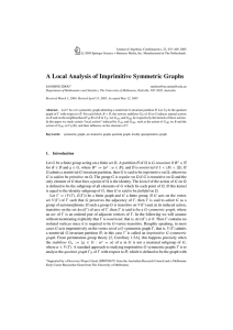 A Local Analysis of Imprimitive Symmetric Graphs