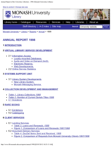 ANNUAL REPORT 1998