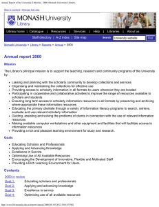 Annual report 2000