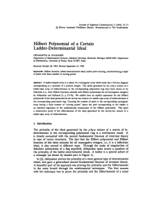 Journal of Algebraic Combinatorics 2 (1993), 57-71