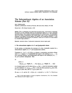 Journal of Algebraic Combinatorics 2 (1993), 73-103