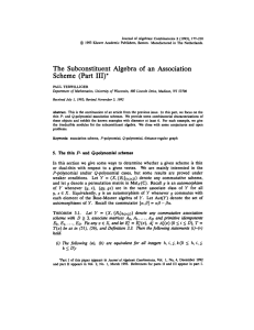 Journal of Algebraic Combinatorics 2 (1993), 177-210